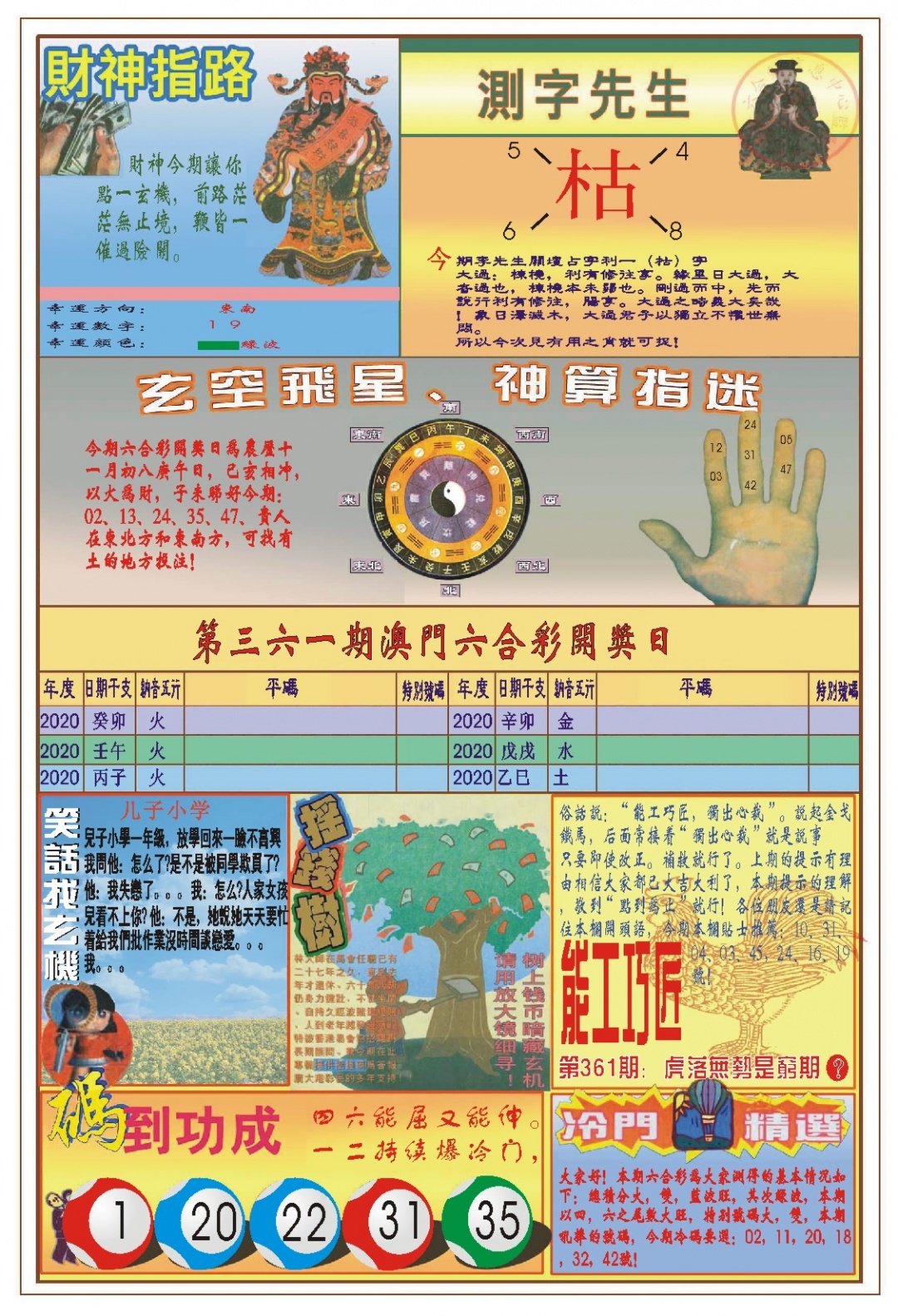 361期(新版)四柱预测B[图]