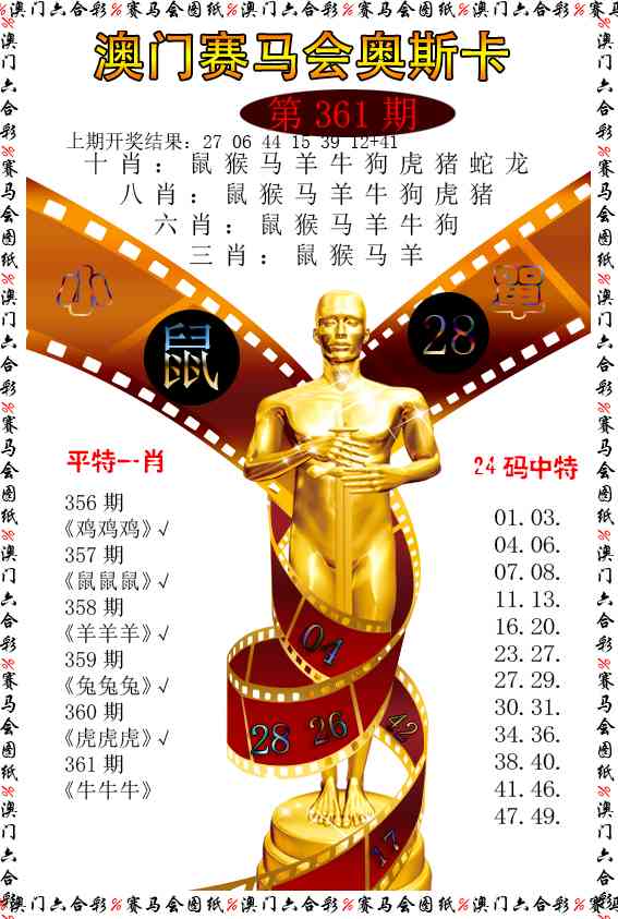 361期新奥斯卡[图]