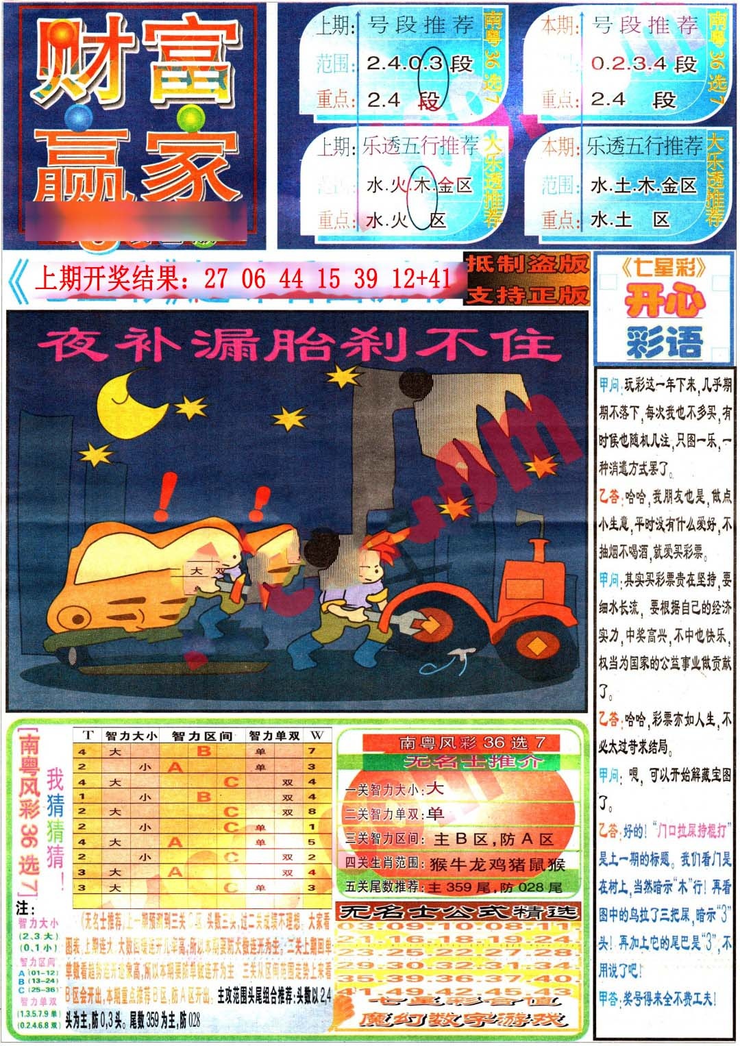 361期财富赢家（七星彩）[图]