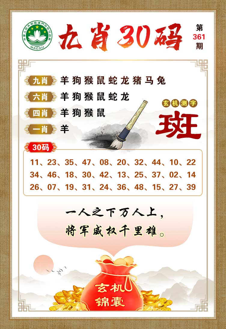 361期九肖30码[图]