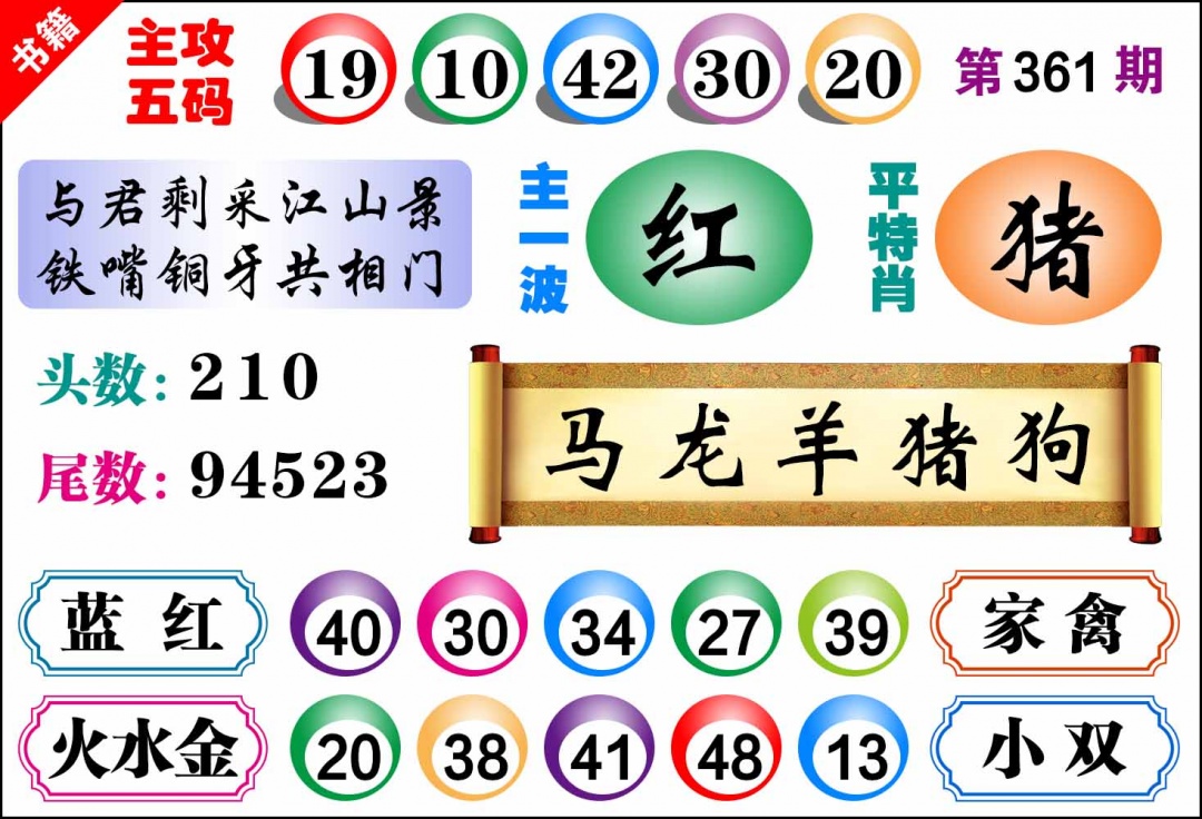 361期澳门主攻五码[图]