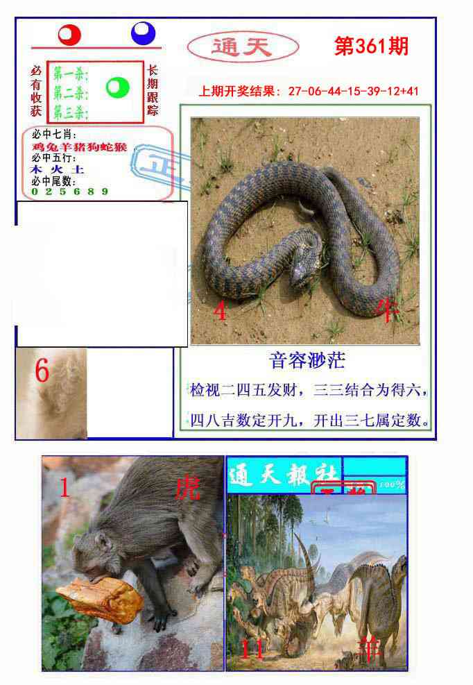 361期通天杀波图2[图]