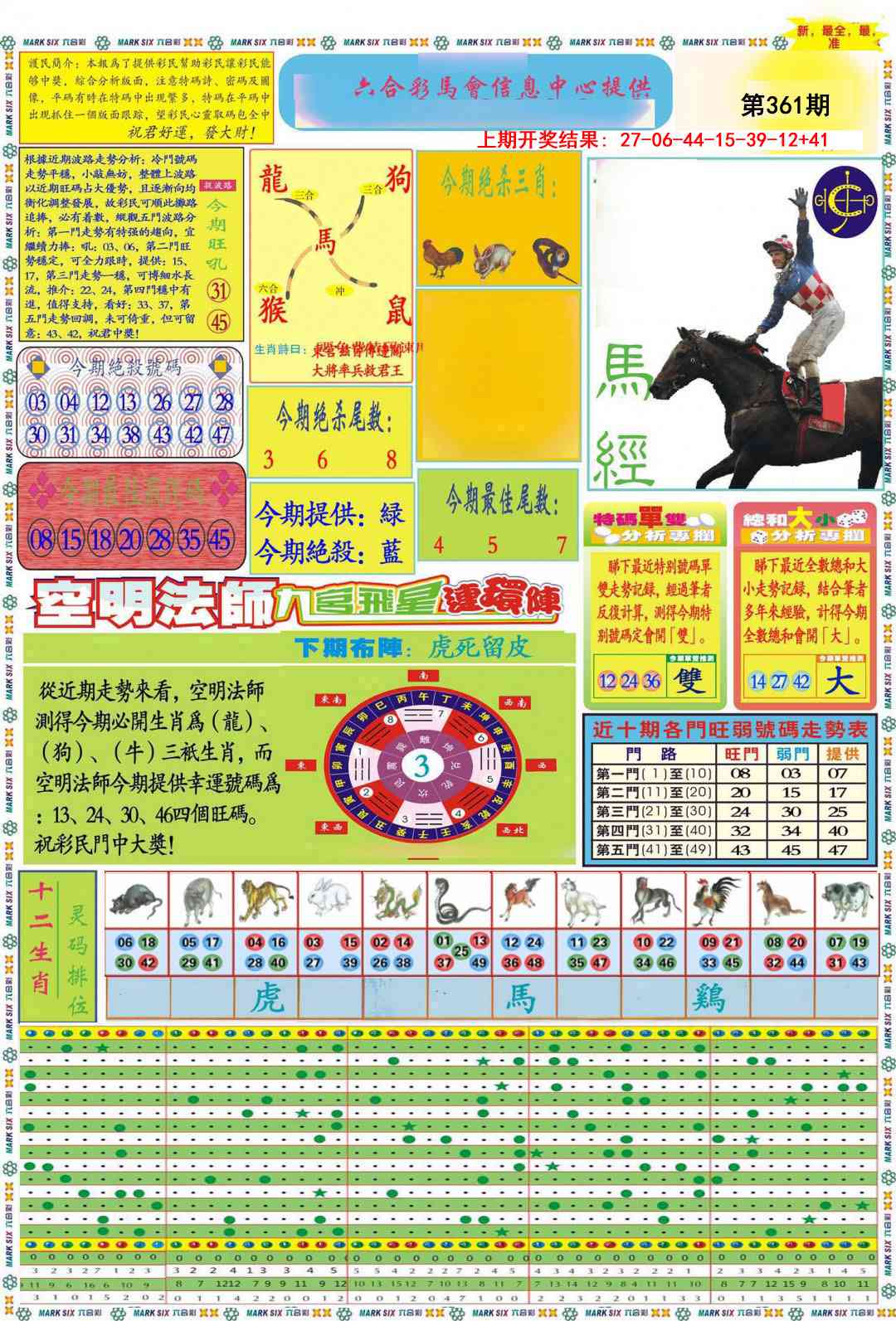 361期九龍马经A(推荐)[图]