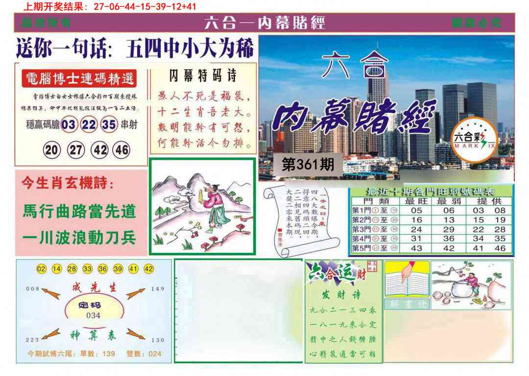 361期内幕赌经[图]