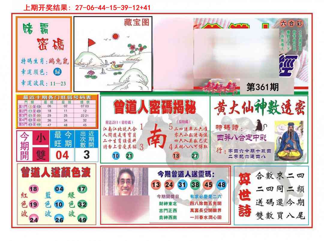 361期赢钱一经[图]